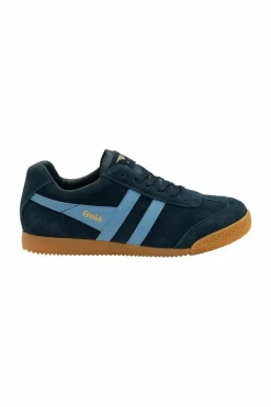 Trainers*Gola Harrier' Suede Lace-Up Trainers Navy