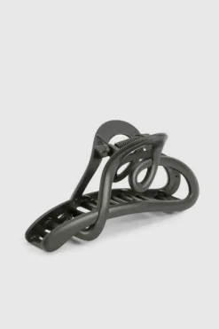 Hair Accessories*boohoo Heart Hair Claw Clip black