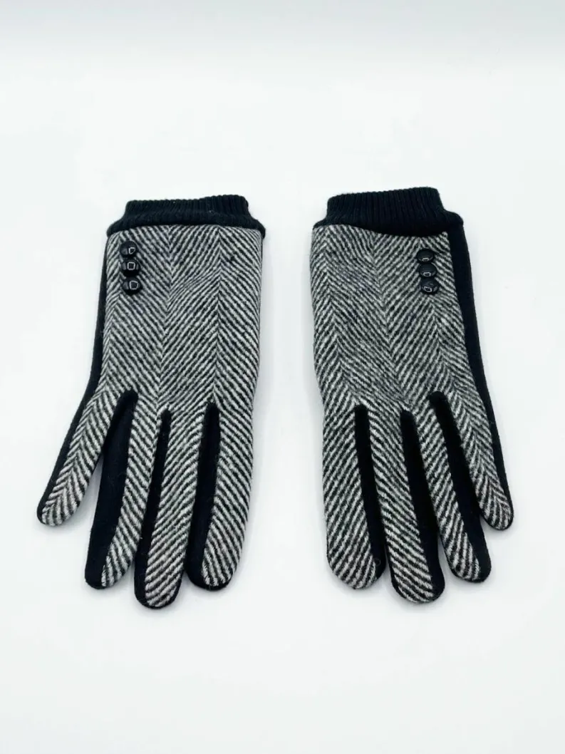 Hats & Gloves|Hats & Gloves*SVNX Herringbone Gloves Black
