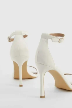 Heels*boohoo High 2 Part Barely There white