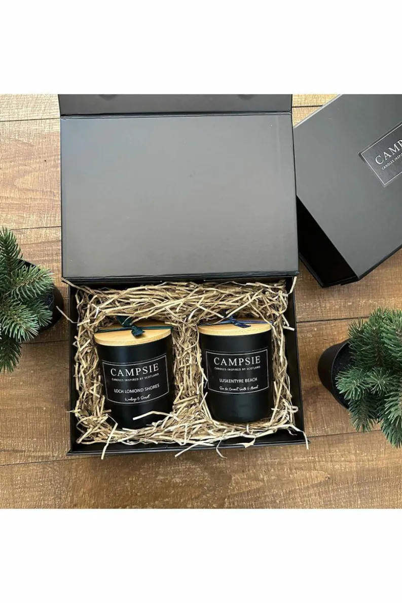 Candles & Diffusers|Candles*CAMPSIE Candles Highland Serenity Candle Gift Set Black