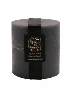 Candles & Diffusers|Candles*The Novelties Company Hocus Pocus Halloween Grey Haunted House Fragranced Pillar Candle 690g Multi