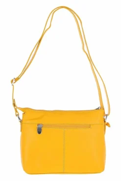 Shoulder Bags*Ashwood Leather Honey' Medium Real Leather Shoulder Bag Yellow
