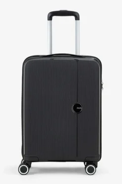 Handbags*Rock Hudson 8 Wheel Hardshell Suitcase Small Black