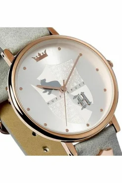 Watches*Harry Potter Hufflepuff Leather Watch Silver