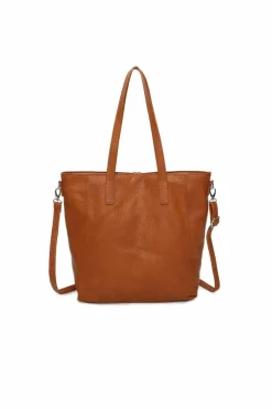 Shoulder Bags|Handbags*Kitise 2IN1 Drawstring Style Faux Leather Tote Shoulder Bag with Pouch Handbag Beige