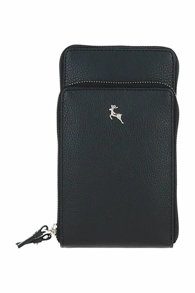Cross-Body Bags|Handbags*Ashwood Leather Incanto Cuoio' Crossbody Phone Bag Black