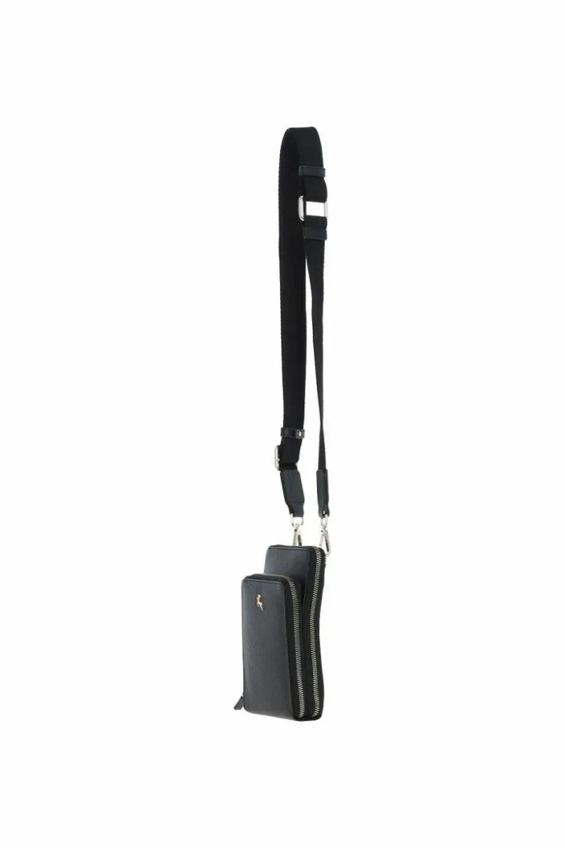 Cross-Body Bags|Handbags*Ashwood Leather Incanto Cuoio' Crossbody Phone Bag Black