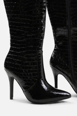 Heeled Boots|All Boots*Where's That From Isabel' High Heel Calf Boot True Black