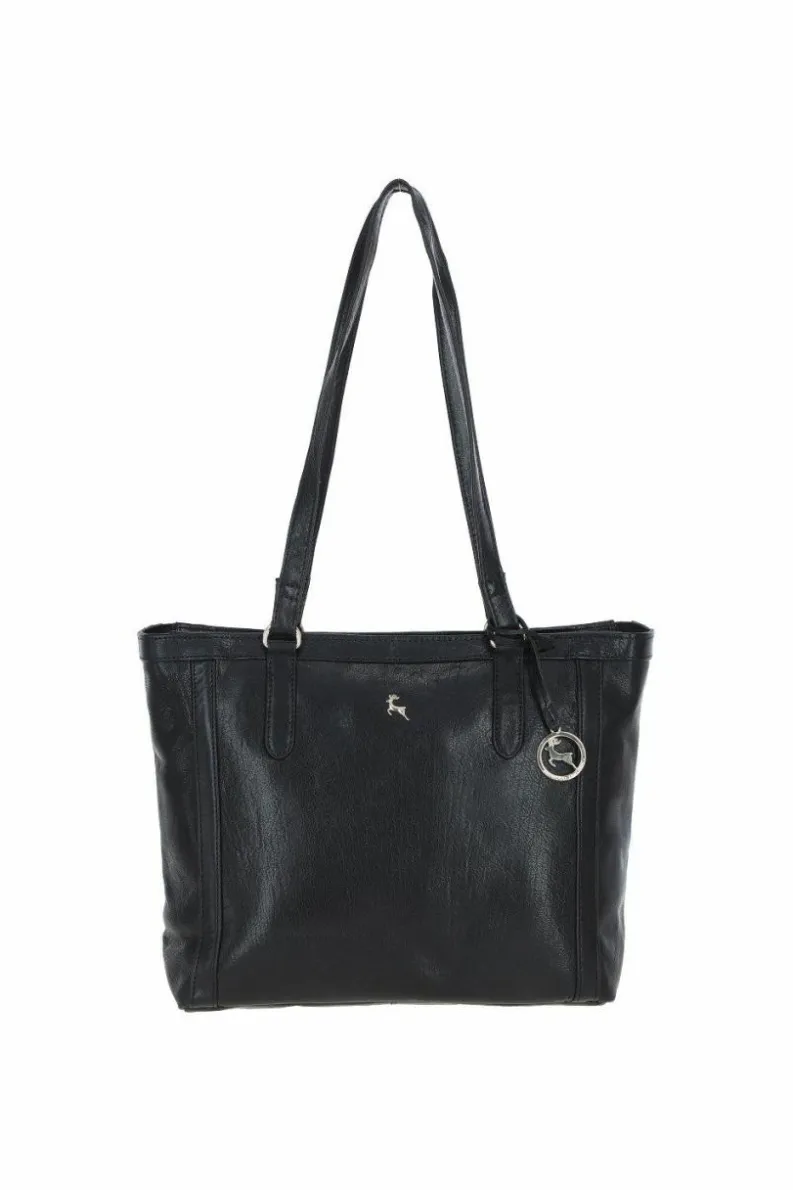 Shoulder Bags|Handbags*Ashwood Leather Isabel' Real Leather Tote Bag Black