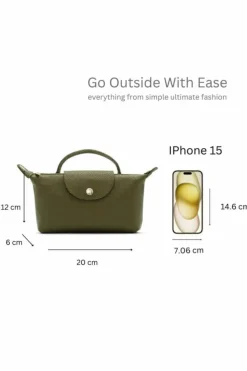 Cross-Body Bags|Handbags*Kitise Italian Genuine Leather Mini Top Handle Crossbody Bag With Detachable Strap Black