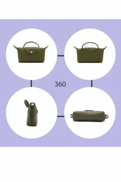Cross-Body Bags|Handbags*Kitise Italian Genuine Leather Mini Top Handle Crossbody Bag With Detachable Strap Black