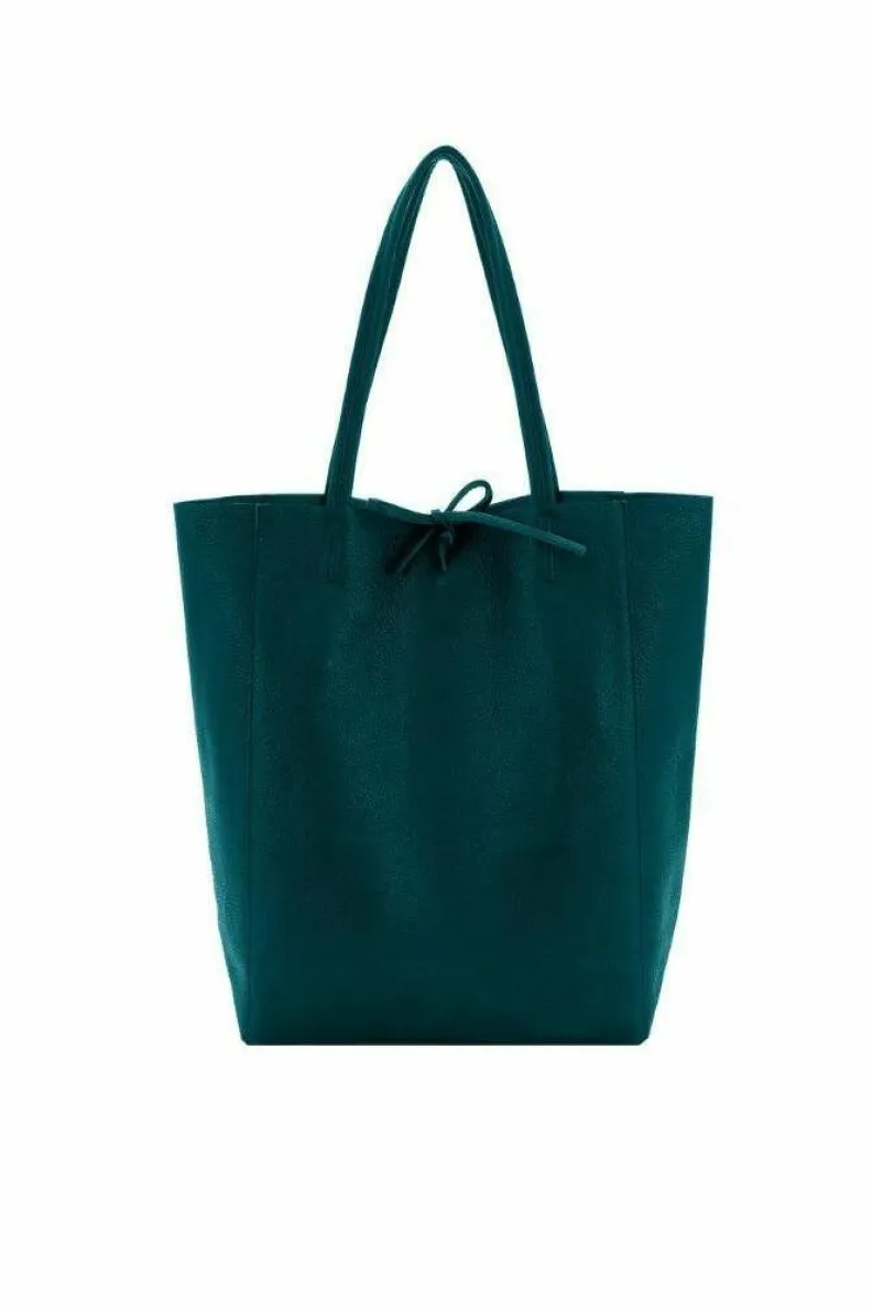 Tote Bags*Sostter Pebbled Leather Tote Shopper | BYAAD Jade