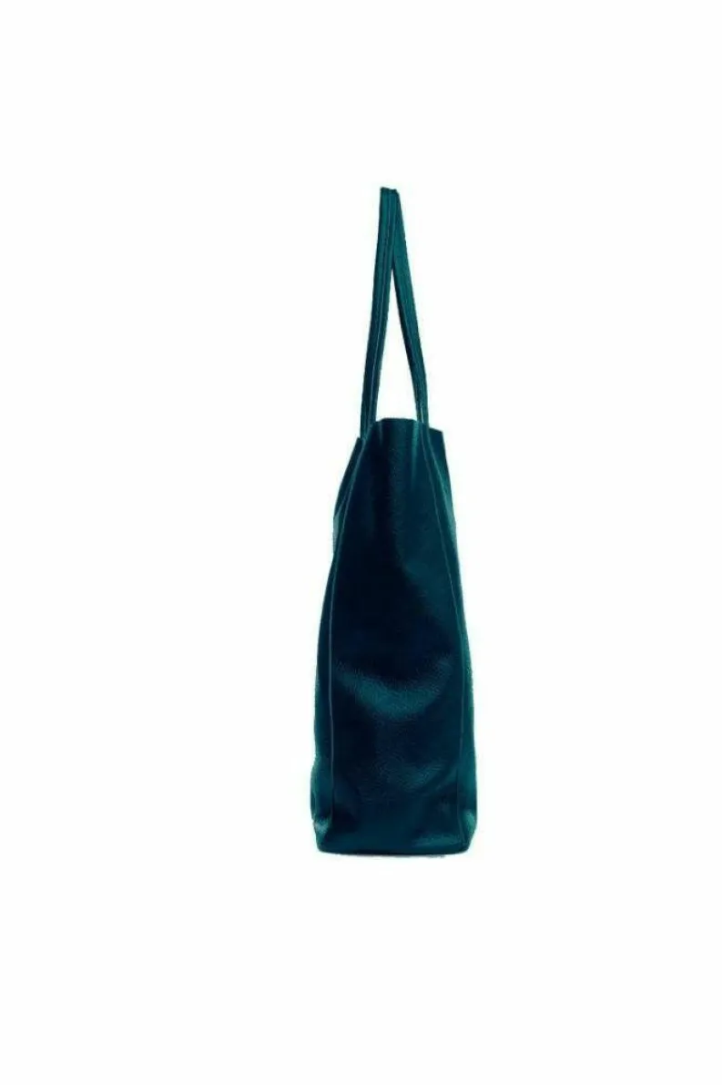 Tote Bags*Sostter Pebbled Leather Tote Shopper | BYAAD Jade