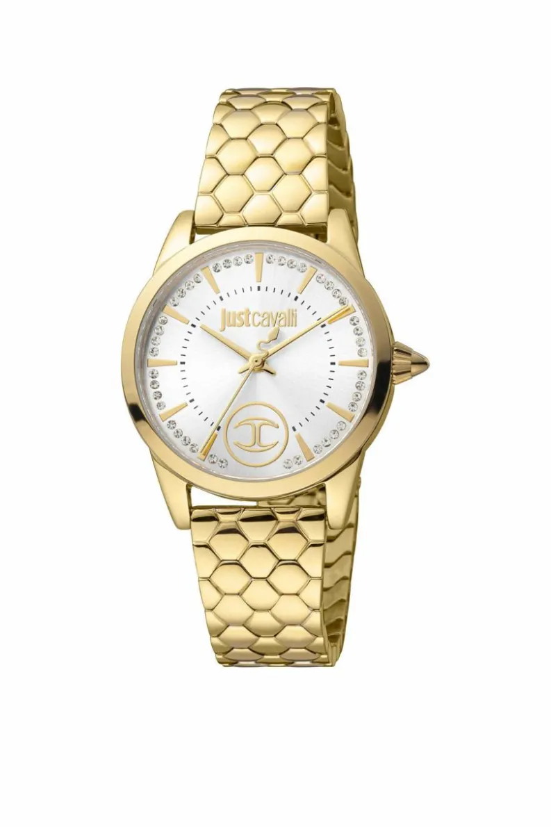 Watches*Just Cavalli JC1L087M0255 Glam Chic 32mm Quartz Watch Gold