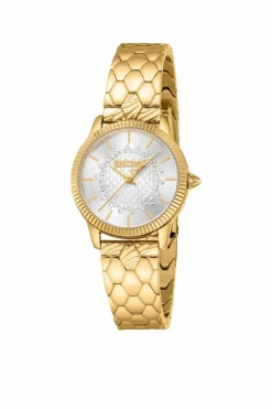 Watches*Just Cavalli JC1L258M0235 Glam Chic 28mm Quartz Watch Gold
