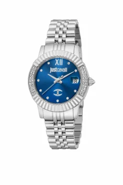 Watches*Just Cavalli JC1L199M0015 Glam Chic 32mm Quartz Watch Silver