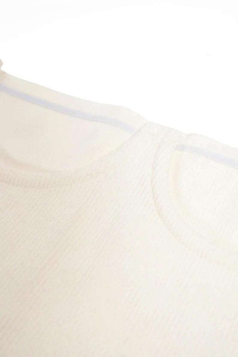 Belts*My Accessories London Jersey Cutout Corset Belt White