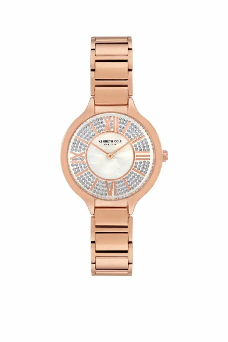 Watches*Kenneth Cole KC51054002 Classic 33mm Quartz Watch Rose Gold