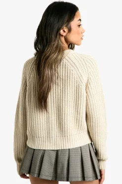 Cardigans*boohoo Knitted Button Through Cardigan stone