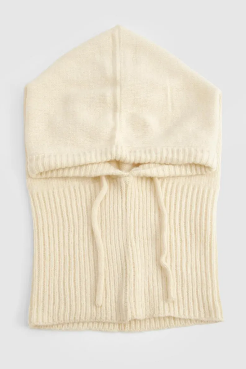 Hats & Gloves|Hats & Gloves*boohoo Knitted Cosy Hood cream