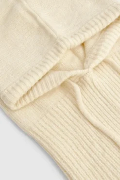 Hats & Gloves|Hats & Gloves*boohoo Knitted Cosy Hood cream