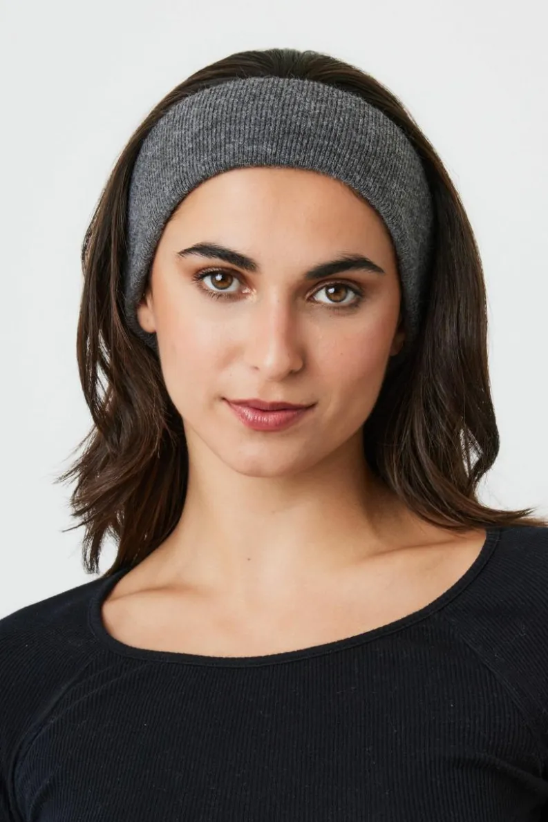 Hair Accessories*My Accessories London Knitted Headband Grey