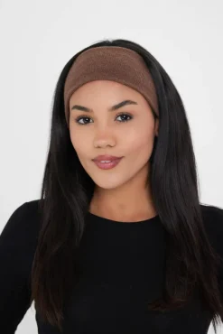 Hair Accessories*My Accessories London Knitted Headband Dark Brown