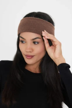 Hair Accessories*My Accessories London Knitted Headband Dark Brown