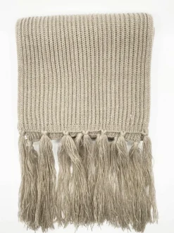 Hats & Gloves|Hats & Gloves*SVNX Knitted Scarf With Tassels Grey