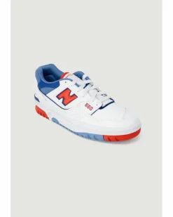 Trainers*New Balance Lace-up Sporty Sneakers with Rubber Sole White