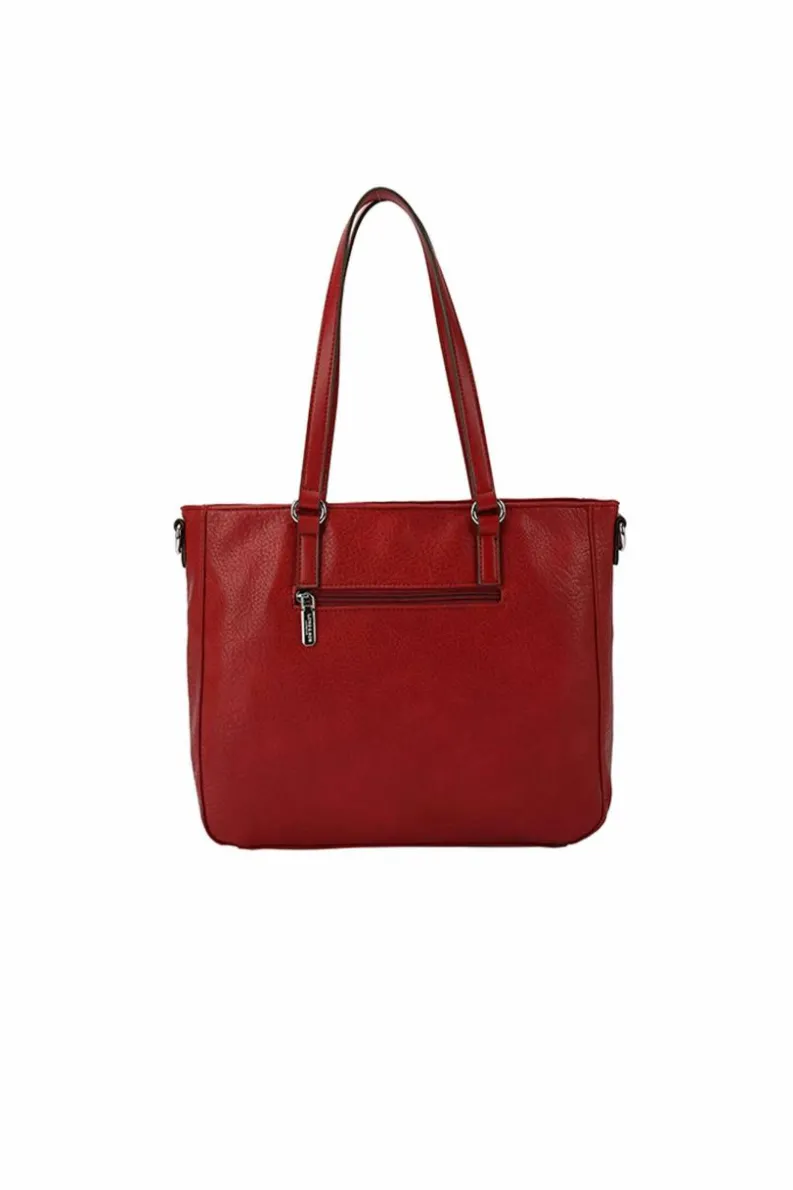Handbags|Tote Bags*Kitise Large Bucklet Syle Tote Work Bag With Detachable Strap Black