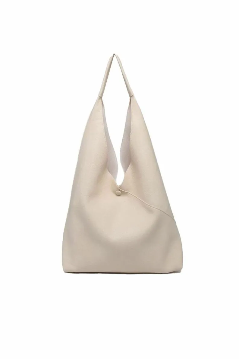 Handbags|Tote Bags*Kitise Large 2in1 Hobo Slouch Tote PU Leather Handbag With Roomy purse Beige
