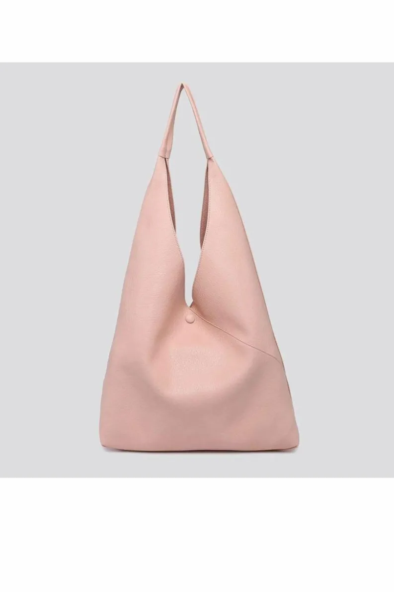 Handbags|Tote Bags*Kitise Large 2in1 Hobo Slouch Tote PU Leather Handbag With Roomy purse Beige