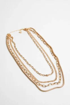 Necklaces*NastyGal Layered Chain Necklace gold