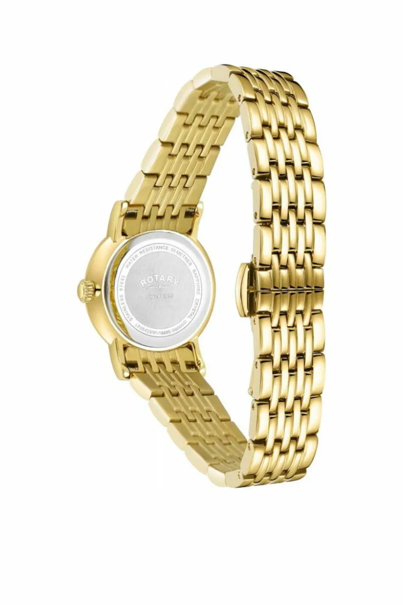 Watches*Rotary LB05423-01 Timepieces 27mm Quartz Watch Gold
