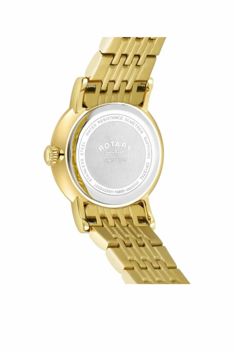 Watches*Rotary LB05423-01 Timepieces 27mm Quartz Watch Gold