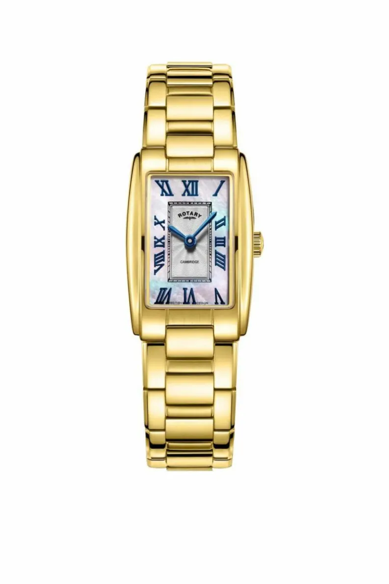 Watches*Rotary LB05438-07 Timepieces 22mm Quartz Watch Gold