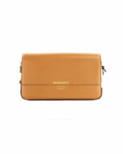 Cross-Body Bags*Burberry Leather Crossbody Bag Tan