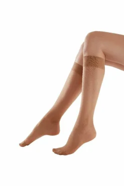 Tights & Socks|Tights & Socks*Pretty Polly Legworks 15 Denier Comfort Top Knee Highs 3 Pair Pack - Nude