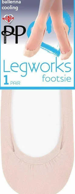 Tights & Socks|Tights & Socks*Pretty Polly Legworks 20 Denier Cooling Footsie 1 Pair Pack - Nude