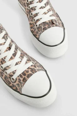 Trainers*boohoo Low Top Trainers leopard