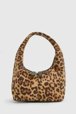 Handbags*boohoo Slouchy Grab Bag leopard