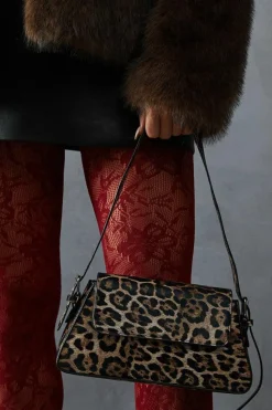 Shoulder Bags|Handbags*MissPap LeopardLeather Look Shoulder Bag brown