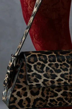 Shoulder Bags|Handbags*MissPap LeopardLeather Look Shoulder Bag brown