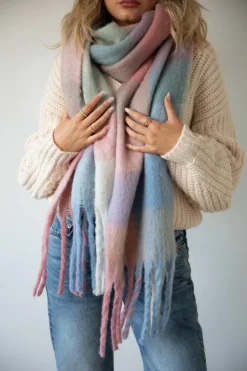 Hats & Gloves|Hats & Gloves*SVNX Light Checked Print Scarf Multi