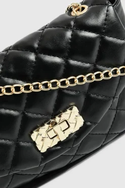 Handbags|Cross-Body Bags*boohoo Lock Detail Basic Crossbody Bag black