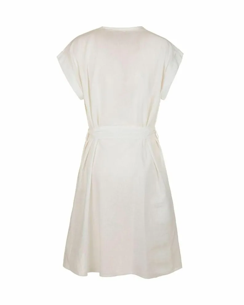 Shirt Dresses*Fred Mello Loose Fit Buttoned Shirt Dress White