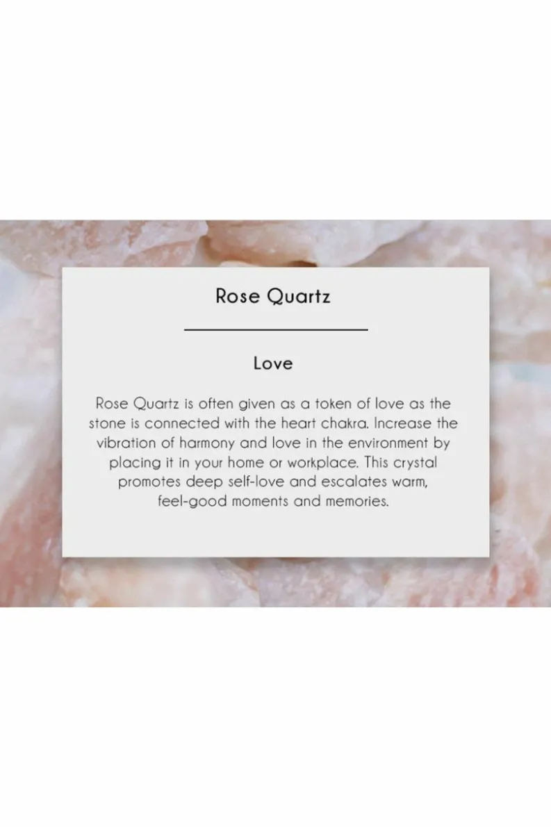 Candles & Diffusers|Candles*CAMPSIE Candles Love - Rose Quartz Crystal Candle - Rosewood & Velvet White