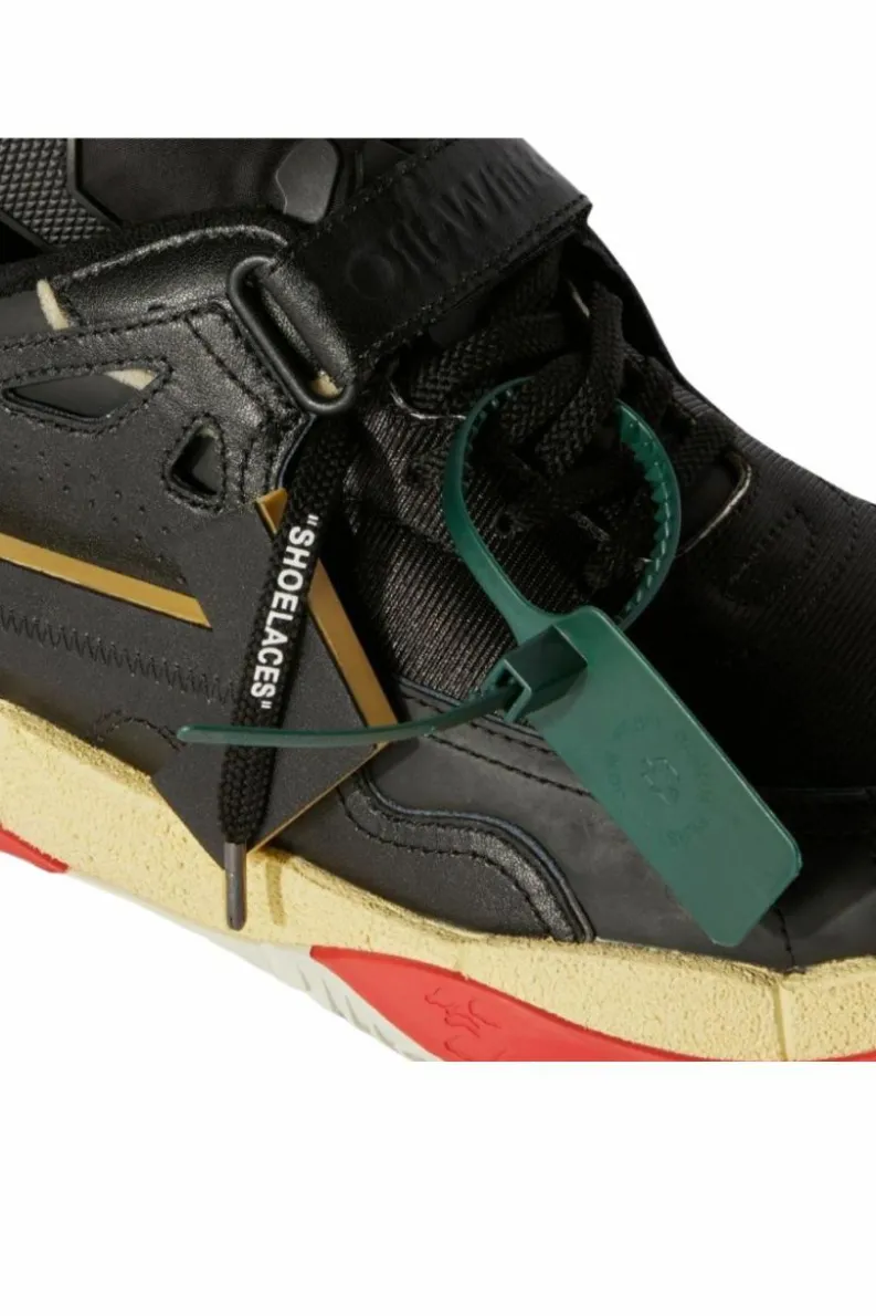 Trainers*Off-White Low Top Puzzle Couture Sneakers Black